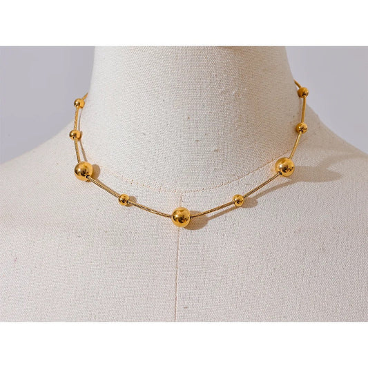 Swallowtail Necklace - 18K Gold Coated